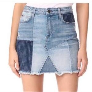 Joe’s Charlie High Rise Patchwork Skirt